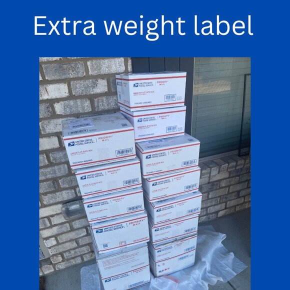 Overweight Shipping Label - Picture 1 of 1